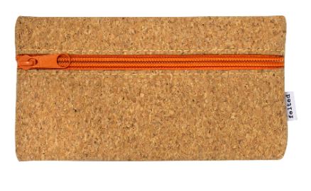 Cork zipper pouch